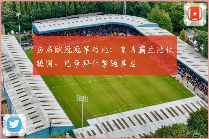 历届欧冠冠军对比：皇马霸主地位稳固，巴萨拜仁紧随其后