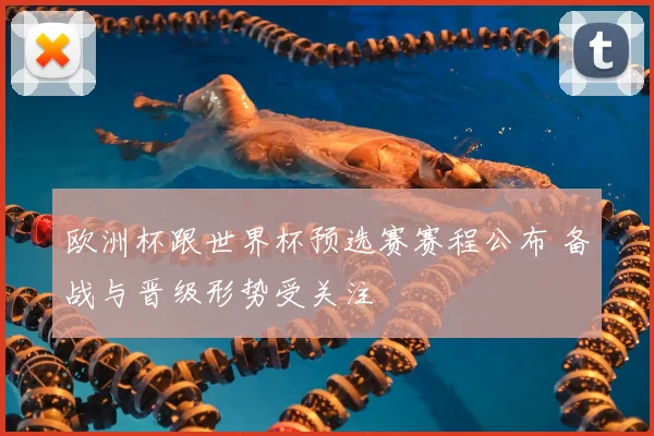 欧洲杯跟世界杯预选赛赛程公布 备战与晋级形势受关注